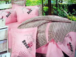 四件套浪漫之情 通州瑞麟家紡的粉色紡織品遮篷